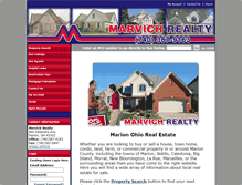 Tablet Screenshot of marvichrealty.com